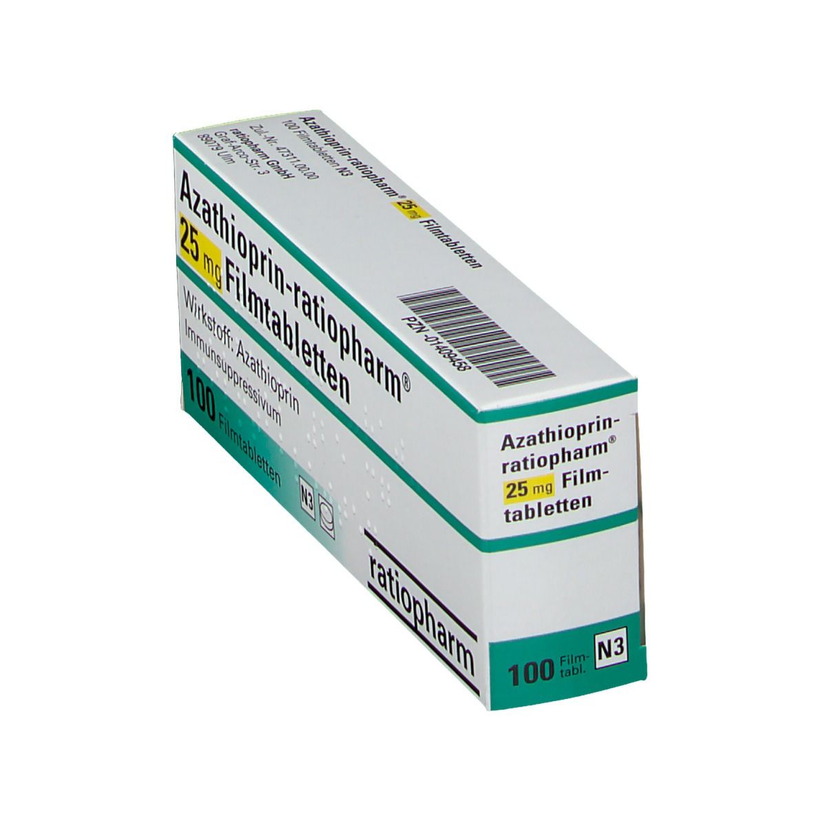 Azathioprin-ratiopharm® 25 mg
