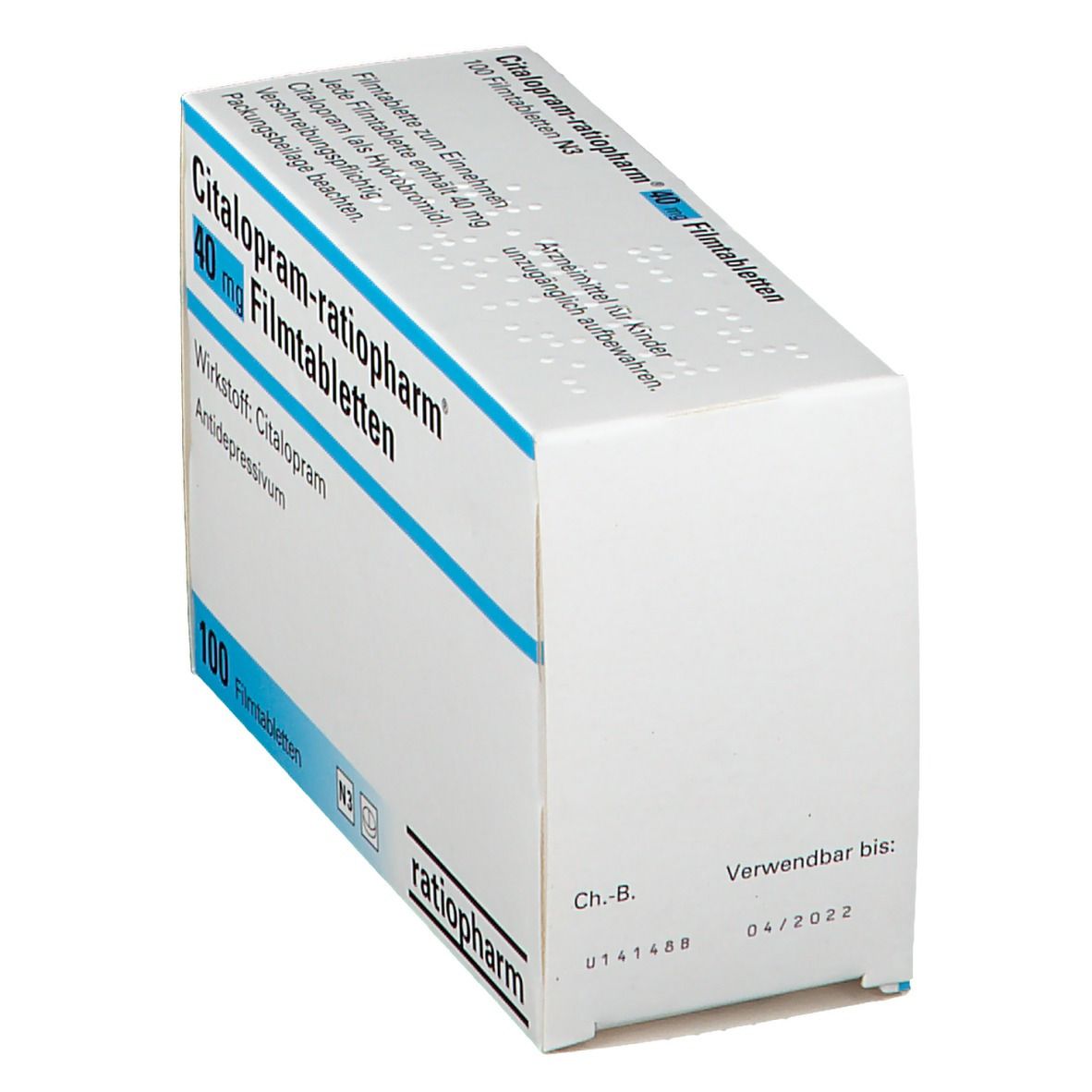 PROPRA-ratiopharm 40 mg Filmtabletten 100 St