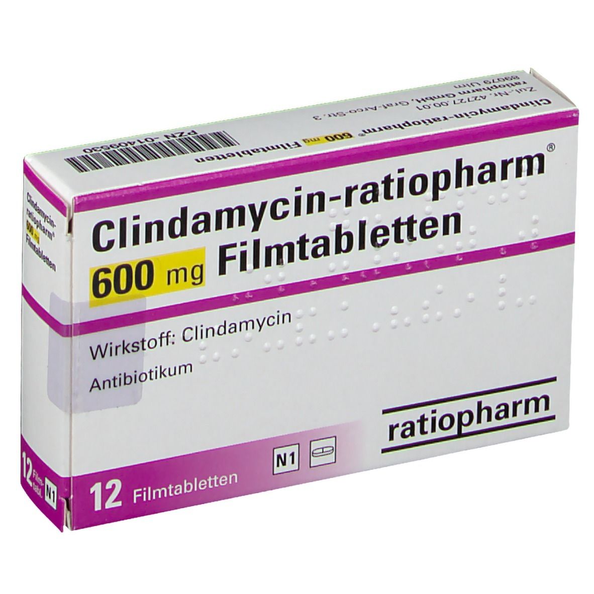 Clindamycin-ratiopharm® 600 mg