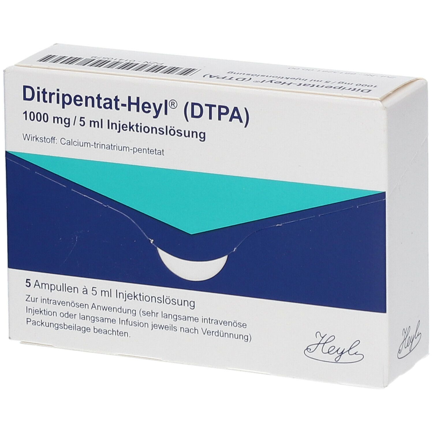 DITRIPENTAT-Heyl Injektionslösung Ampullen 5x5 ml