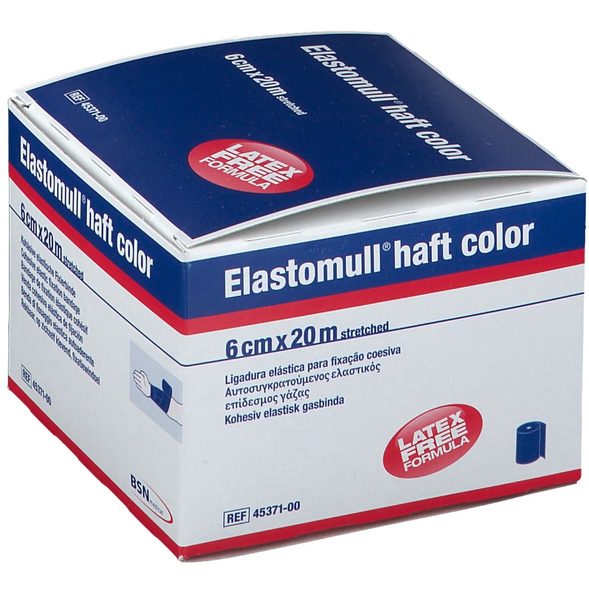 Elastomull® haft color 6 cm x 20 m blau