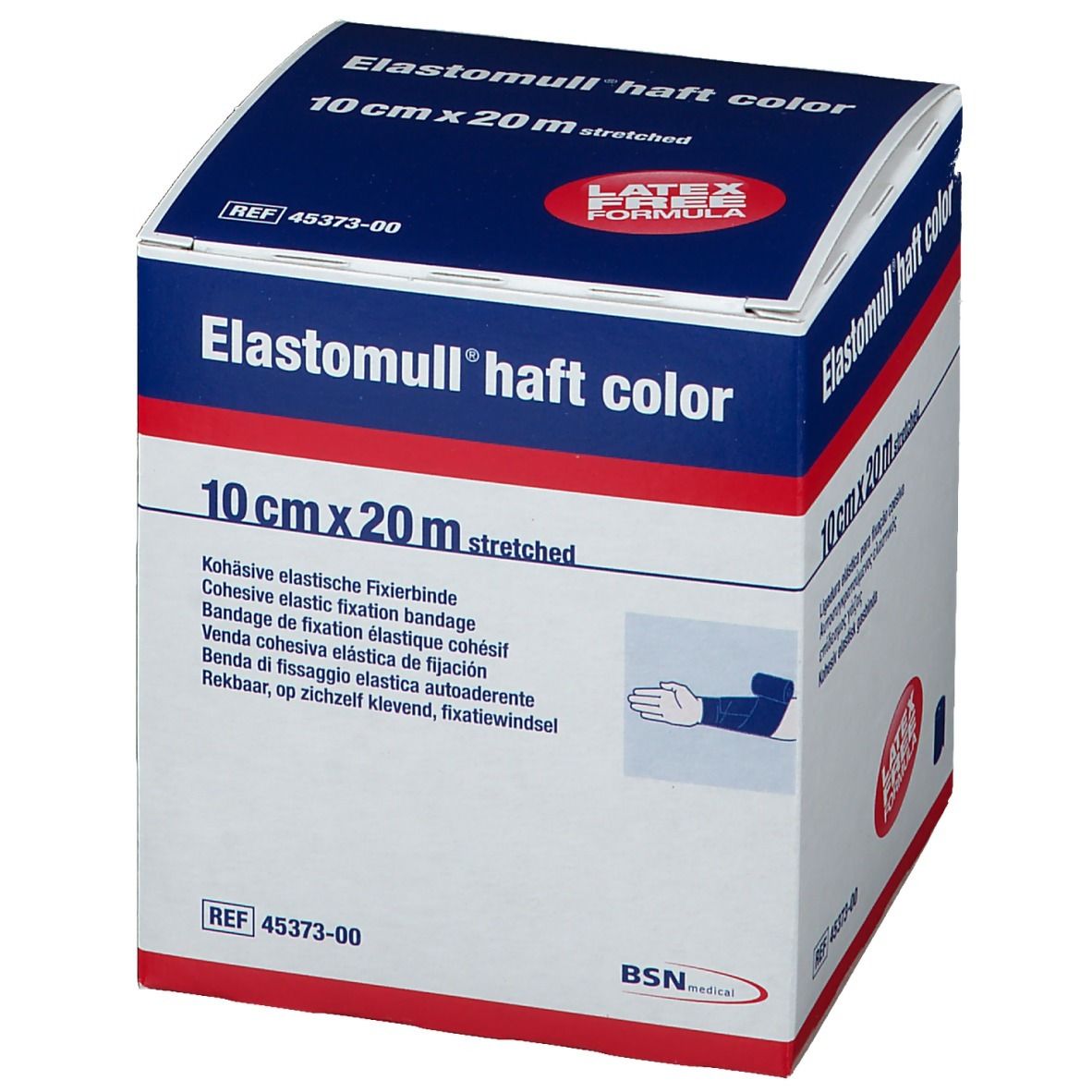 Elastomull® haft color 10 cm x 20 m blau