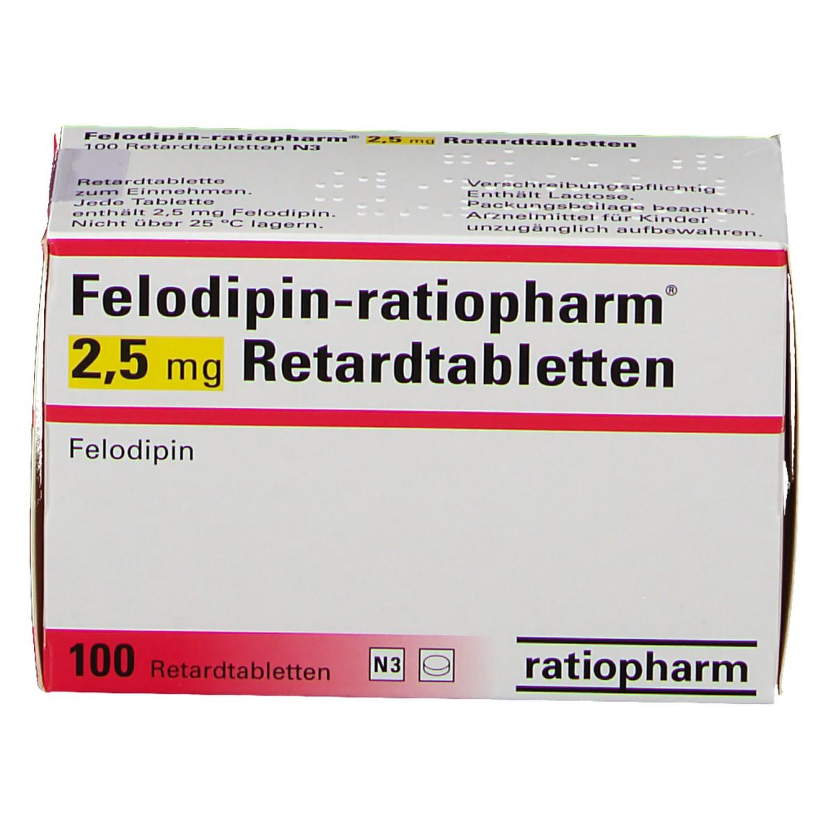 Felodipin-ratiopharm® 2,5 mg