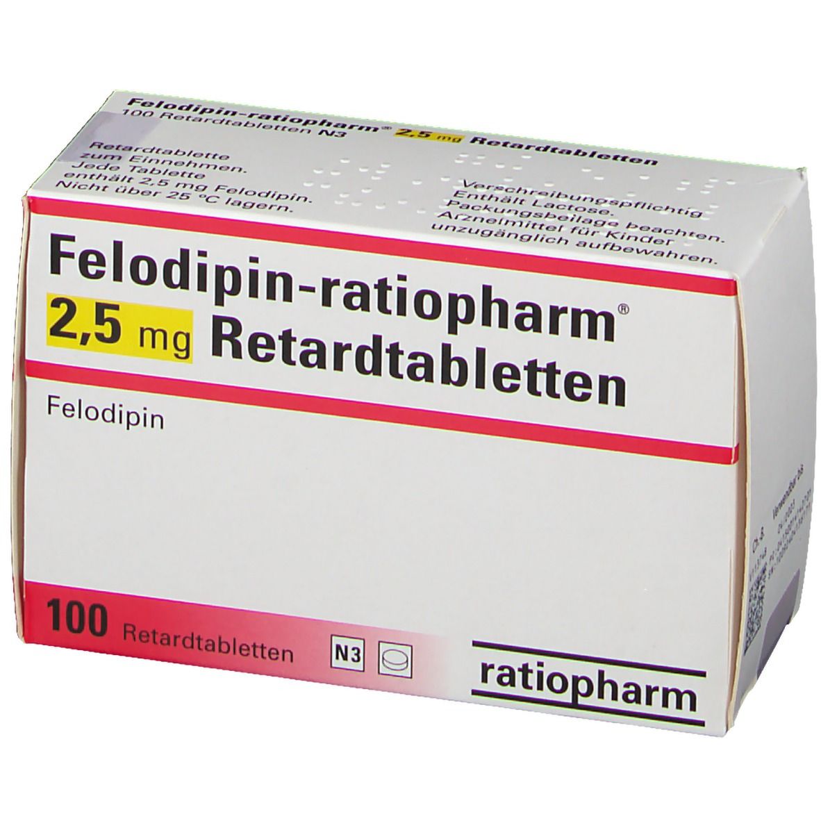 Felodipin-ratiopharm® 2,5 mg