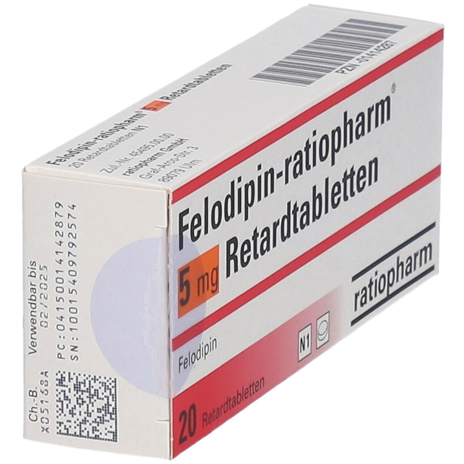 Felodipin-ratiopharm® 5 mg