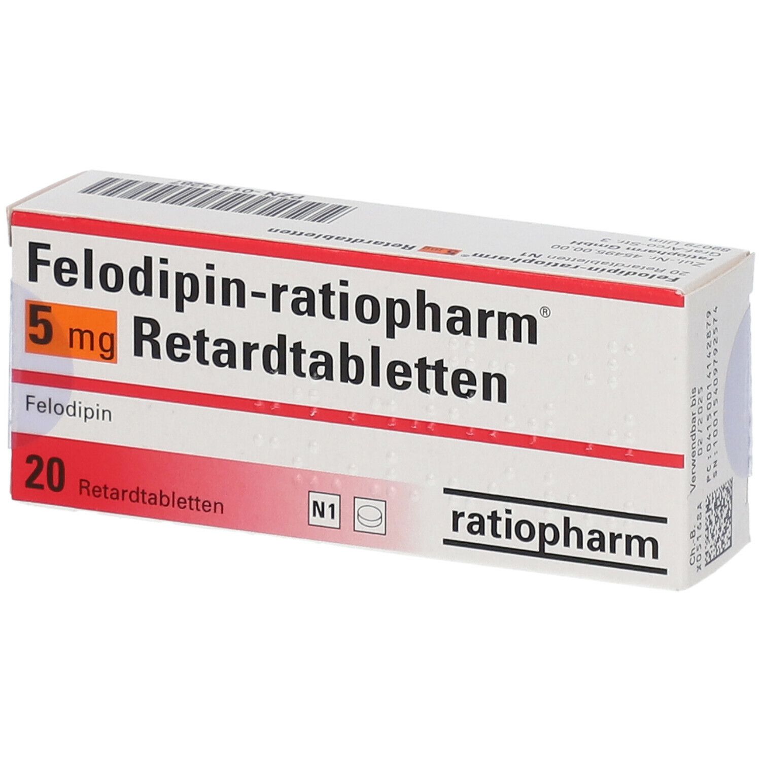 Felodipin-ratiopharm® 5 mg