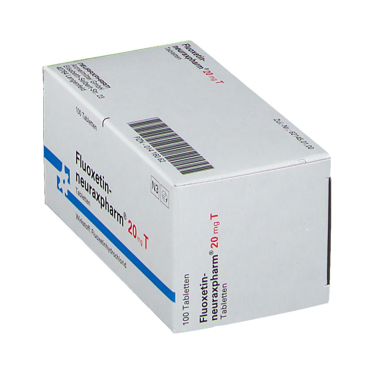 FLUOXETIN-neuraxpharm 20 mg T Tabletten 100 St