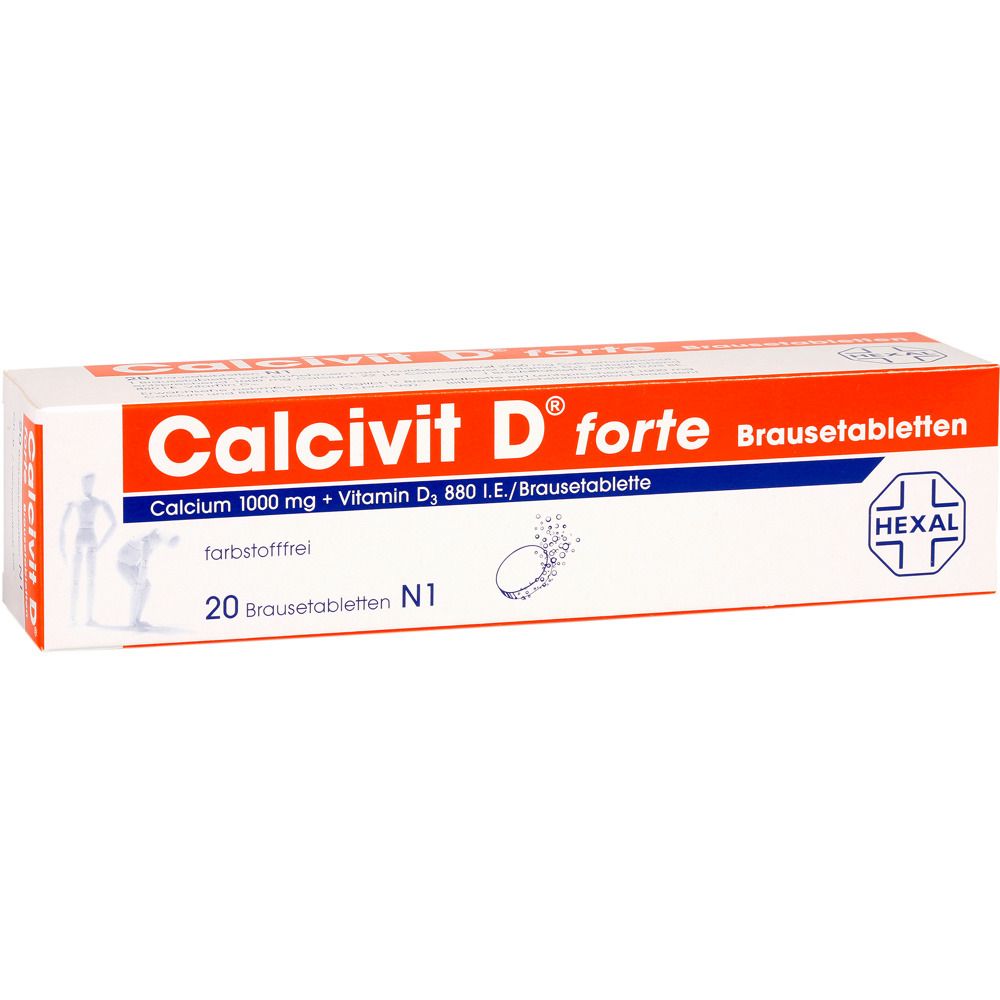 Calcivit D® forte Brausetabletten, 1000 mg/880 I.e.