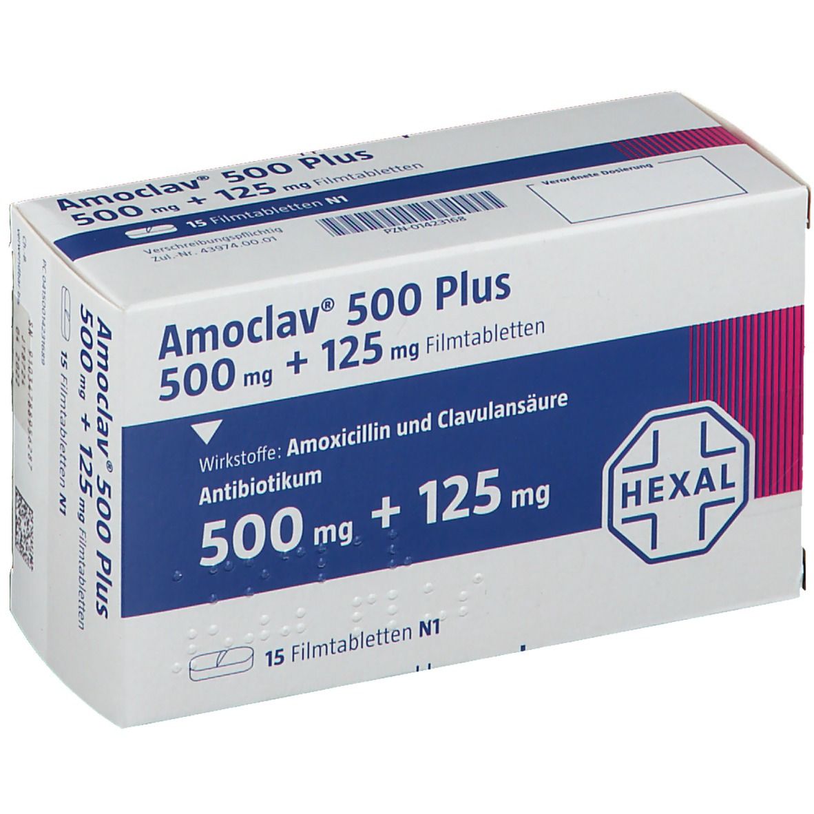 Amoclav® 500 Plus 500 mg + 125 mg