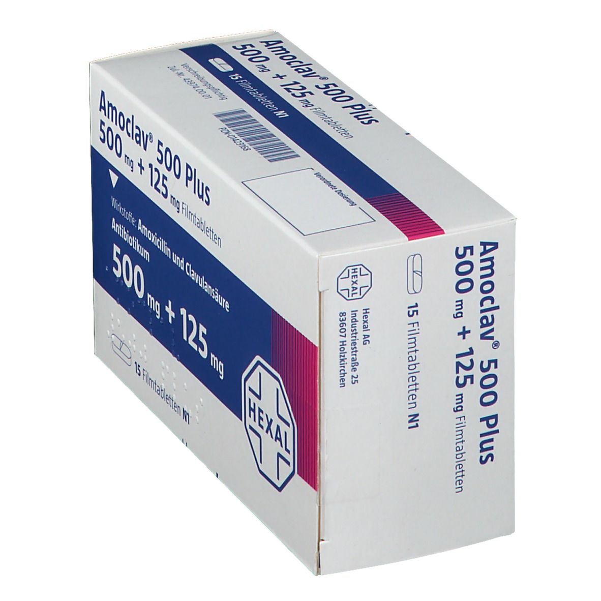 Amoclav® 500 Plus 500 mg + 125 mg