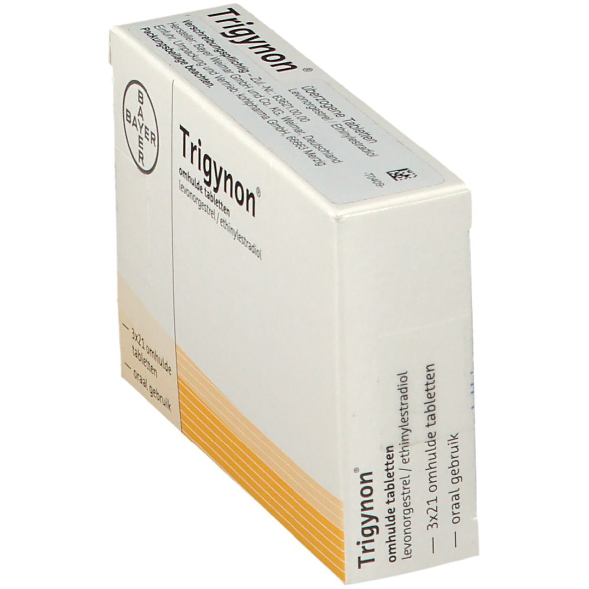 Trigynon 21 überzogene Tabletten 3x21 St Überzogene