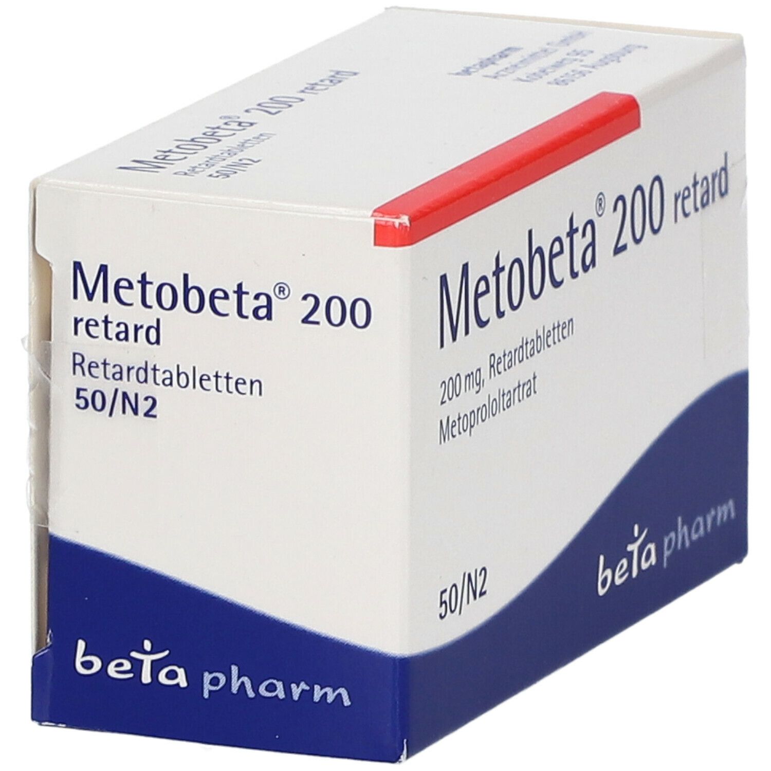 Metobeta 200 retard Tabl. 50 St Retard-Tabletten