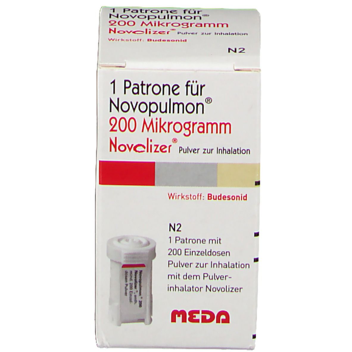 Novopulmon® 200 µg Novolizer® 1 Patrone