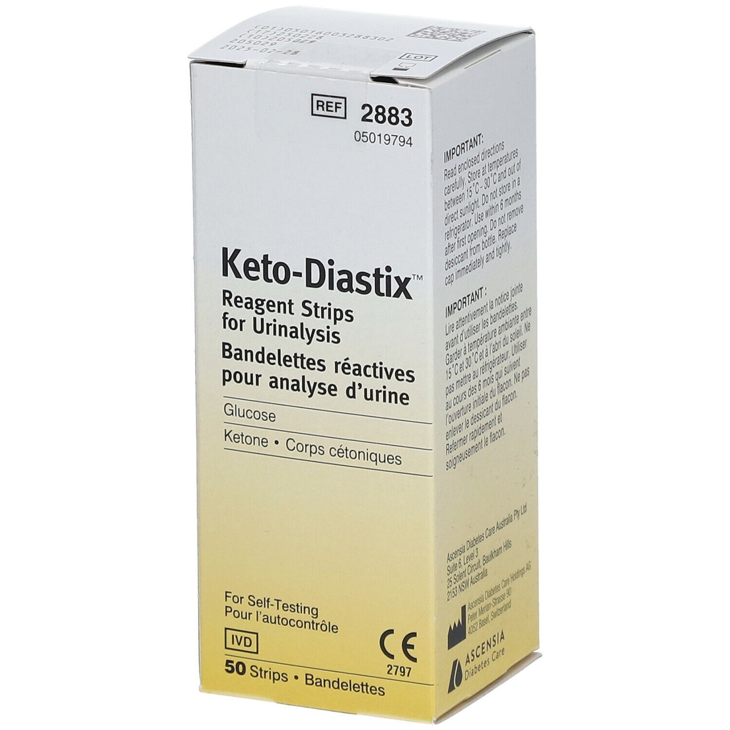 Keto-Diastix® Teststreifen