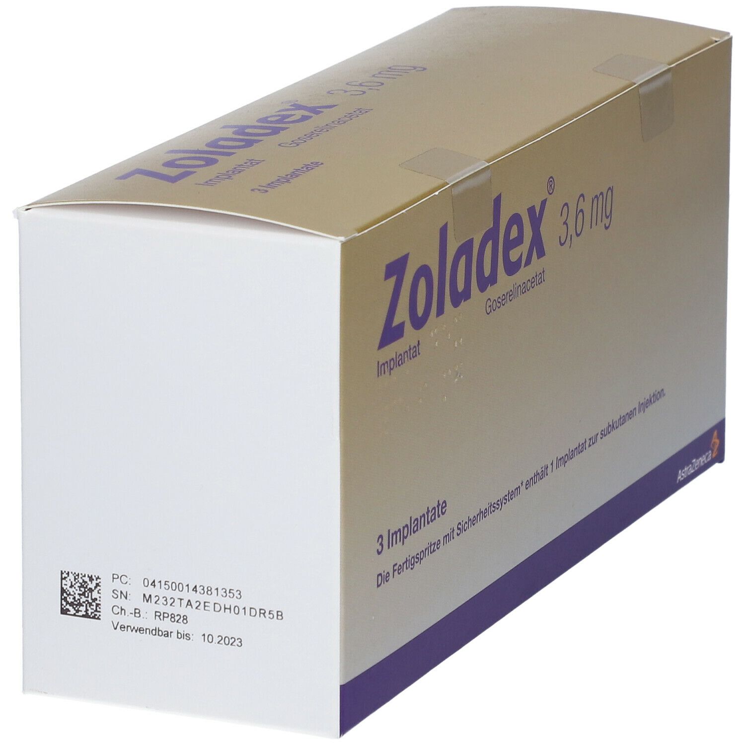 Zoladex 3,6 mg Implantat in einer Fertigspritze 3 St