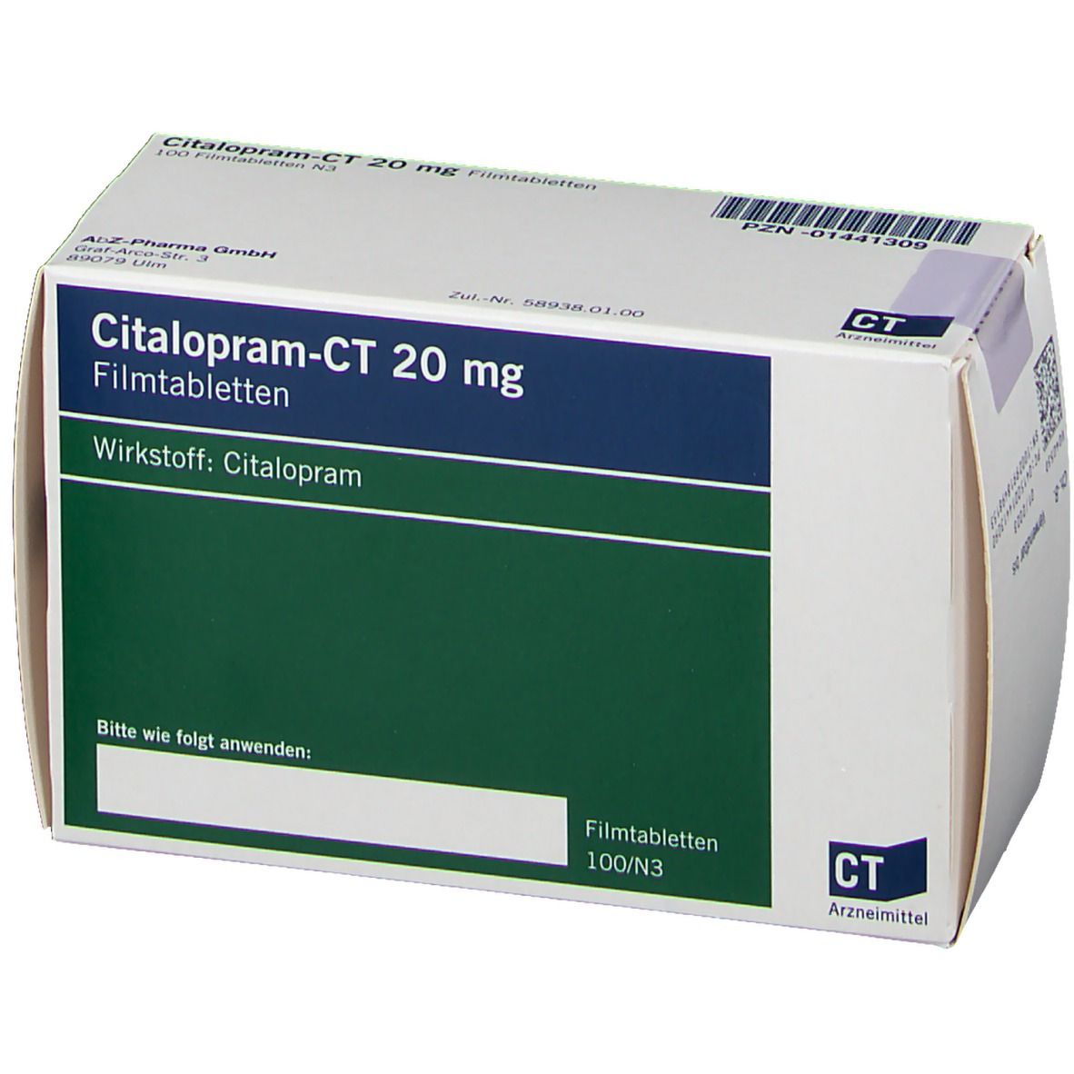 Citalopram - Ct 20Mg