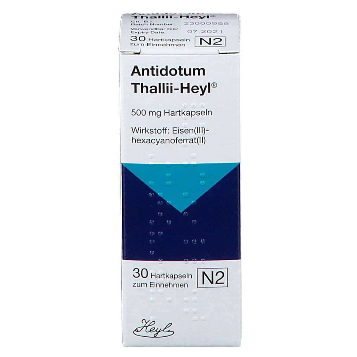Antidotum Thallii-Heyl® 500 mg