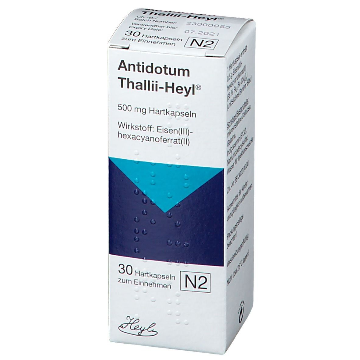Antidotum Thallii-Heyl® 500 mg