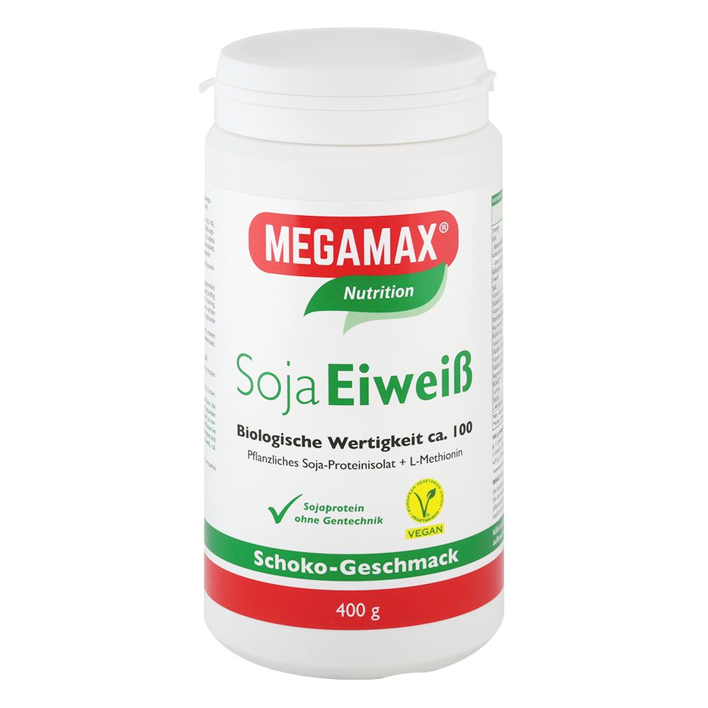 MEGAMAX® Nutrition Soja Eiweiß 80+ Schoko-Geschmack