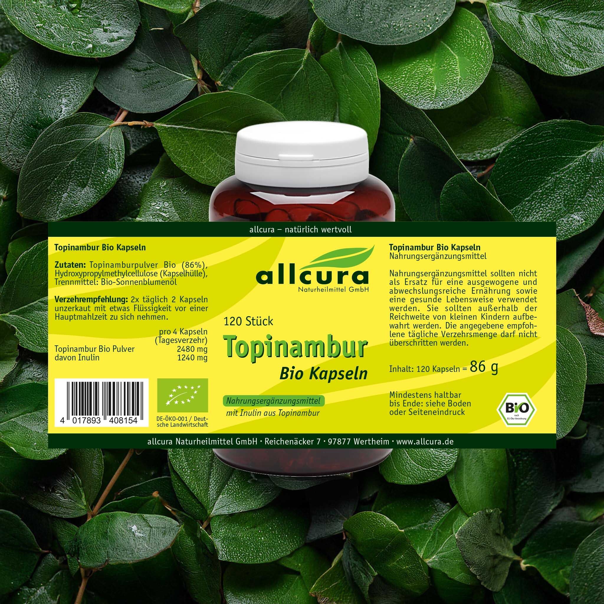 allcura Topinambur Kapseln