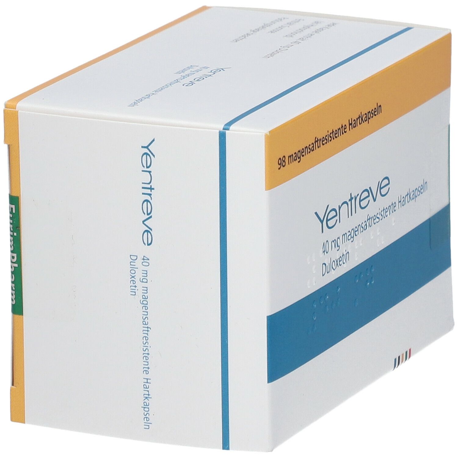 Yentreve 40 mg magensaftresistente Hartkapseln 98 St Magensaftresistente