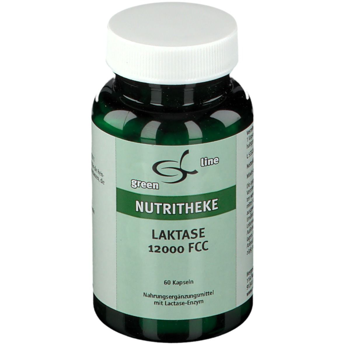 green line NUTRITHEKE Laktase 12000 FCC