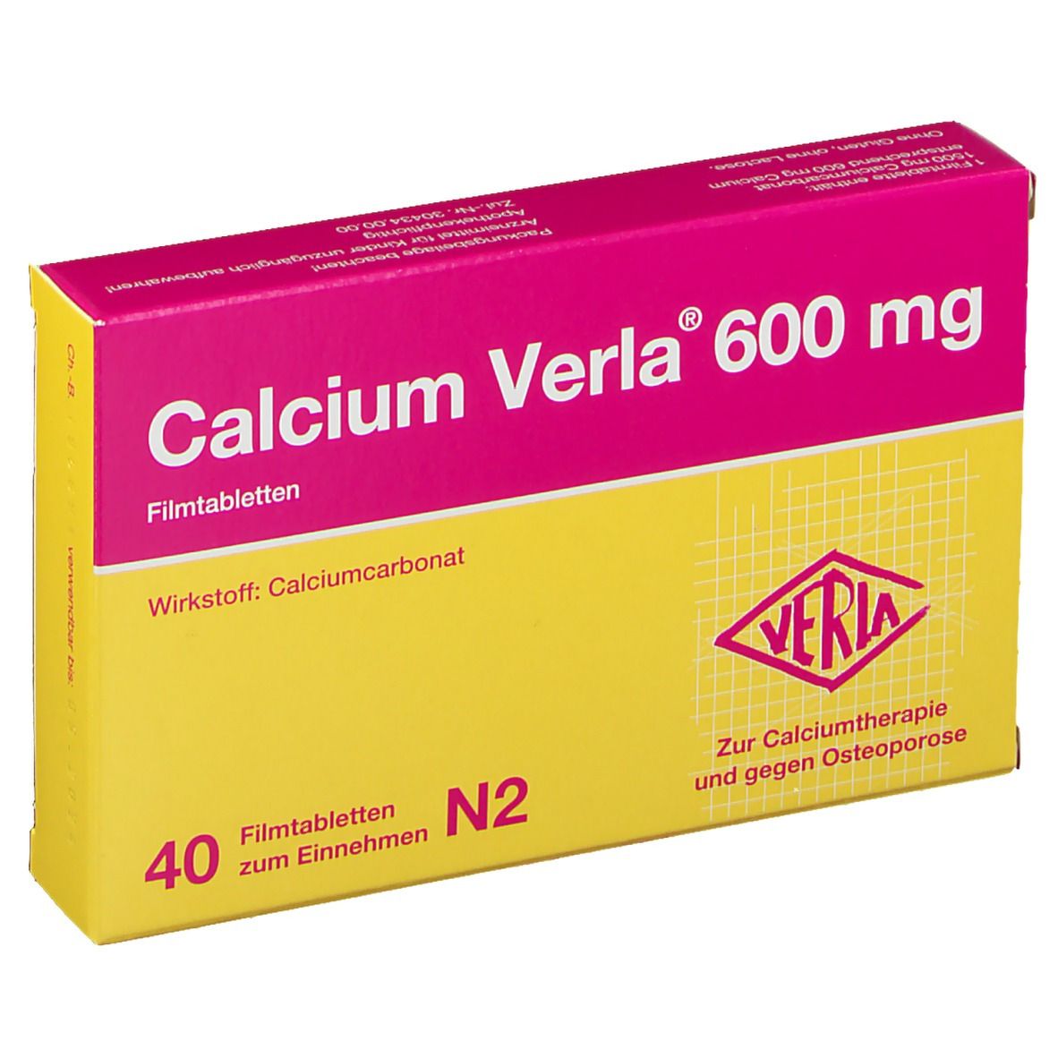 Calcium Verla 600 mg Filmtabletten