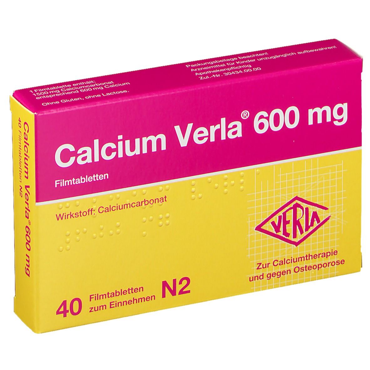 Calcium Verla® 600 mg Filmtabletten