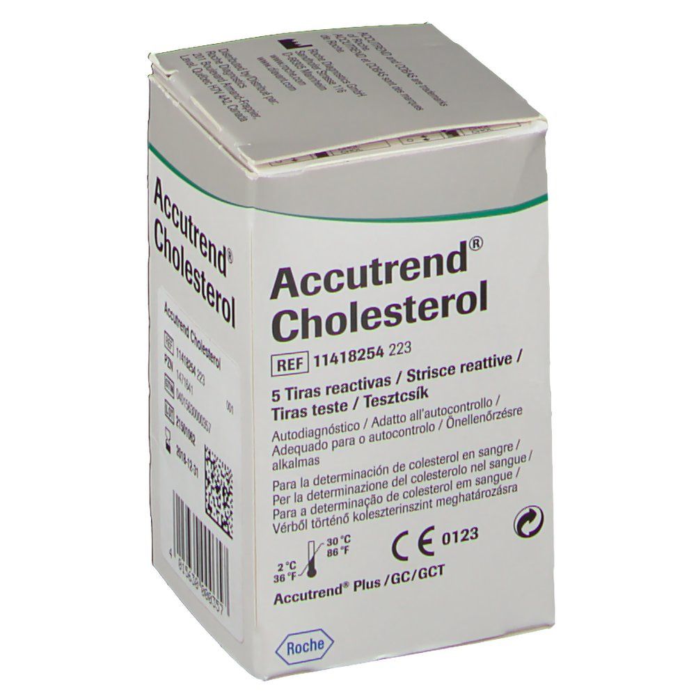 Accutrend Cholesterol Teststreifen 5 St