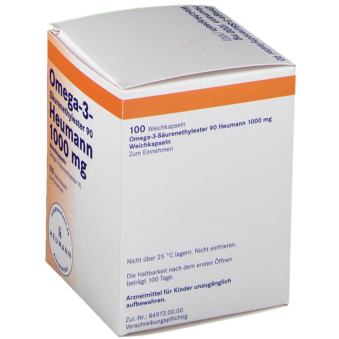 OMEGA 3 Saeurenethylester 90 Heumann 1000mg