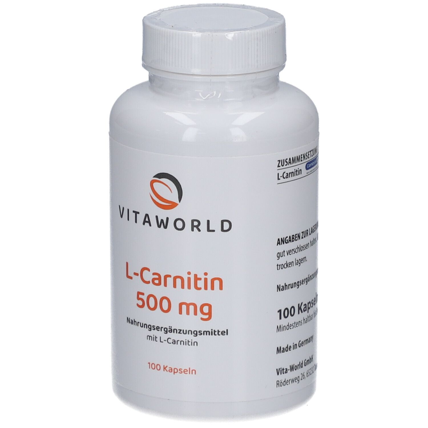 L-Carnitin 500 mg 100 St - shop-apotheke.at