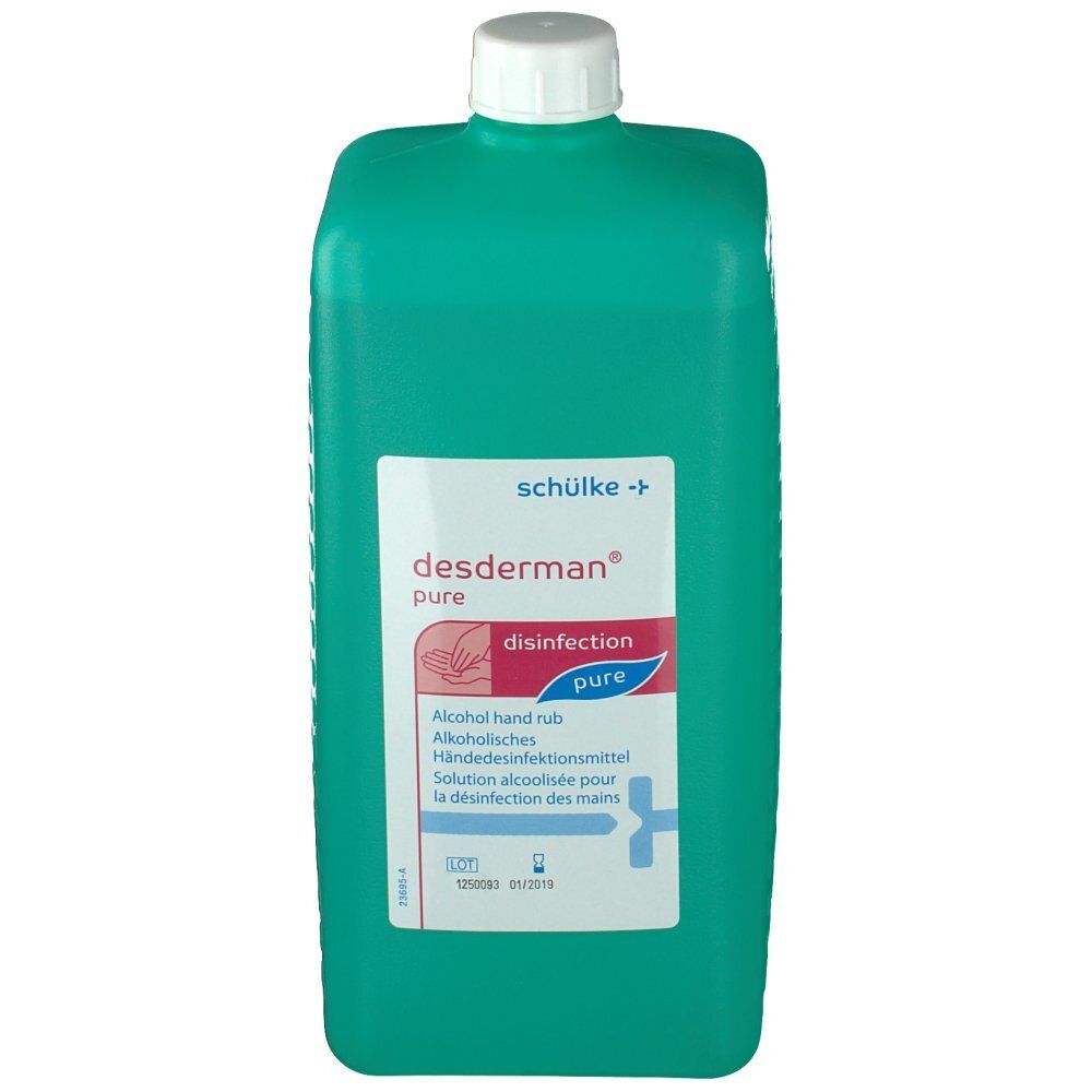 DESDERMAN pure Händedesinfektion Euroflasche