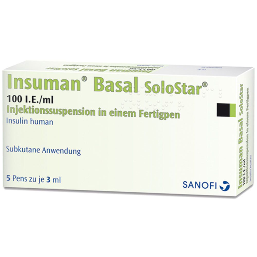 Insuman® Basal SoloStar® 100 I.E./ml