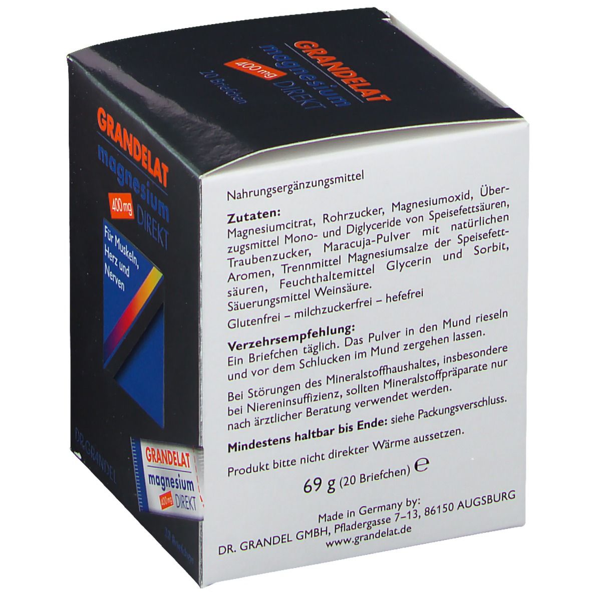 GRANDELAT magnesium DIREKT 400 mg Sachets