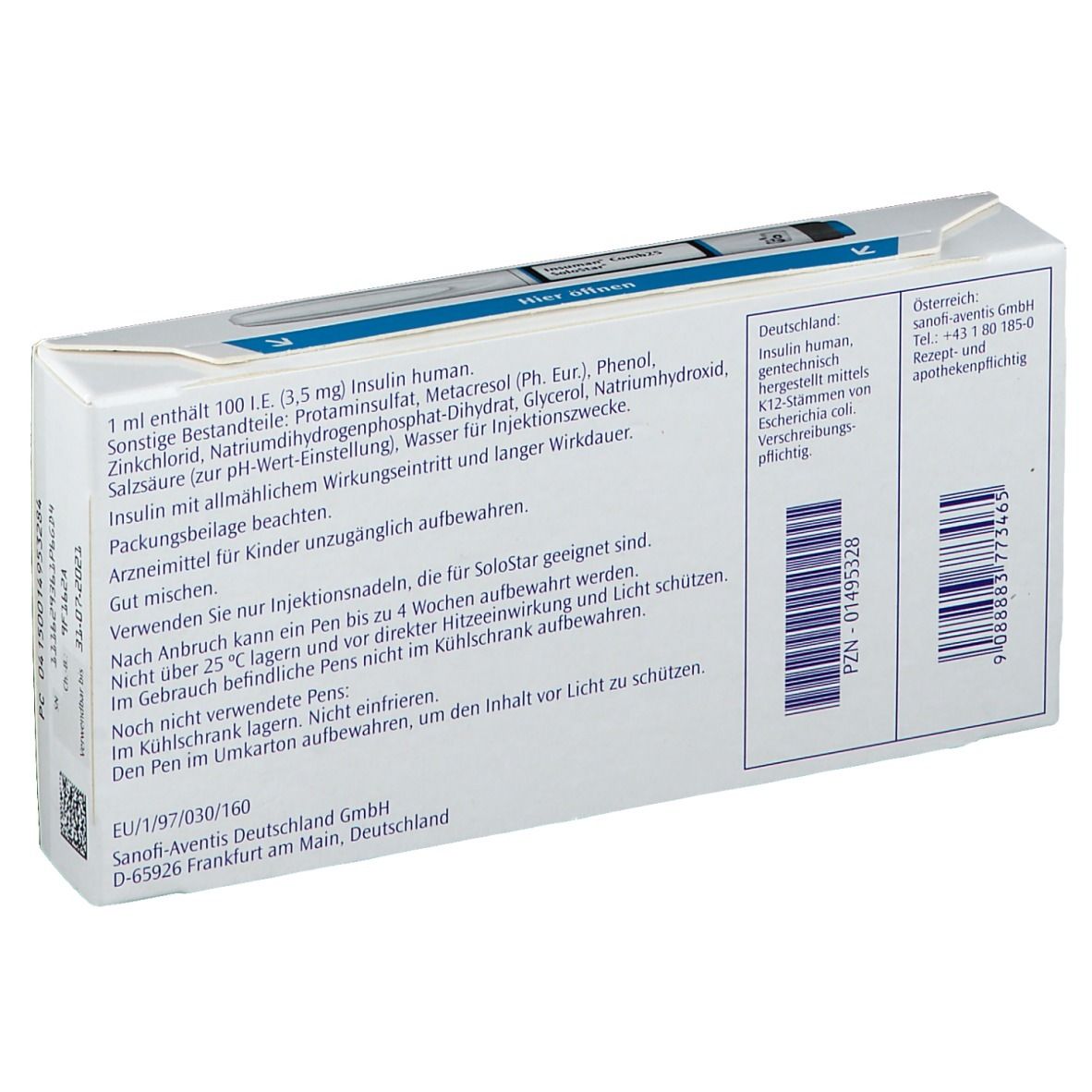 Insuman® Comb 25 SoloStar® 100 I.E./ml