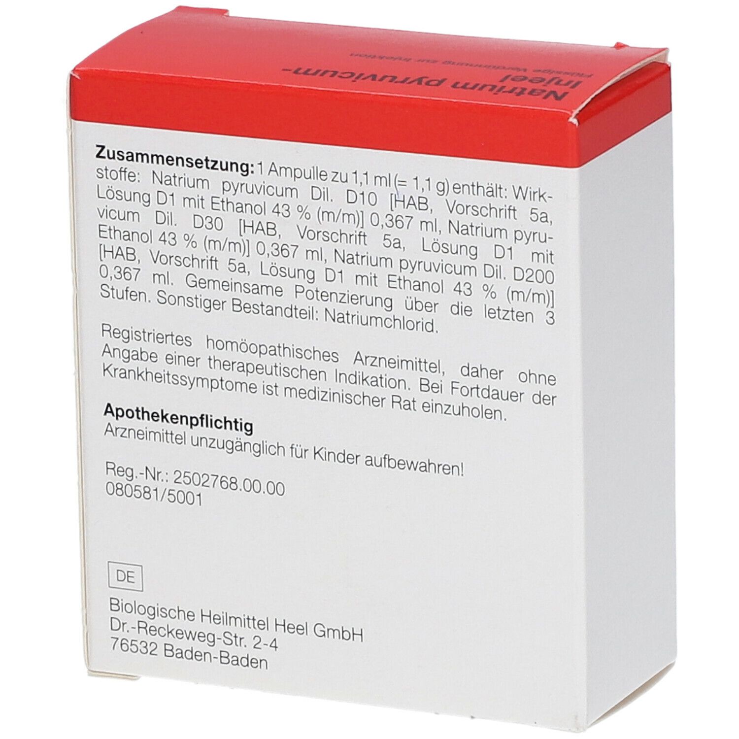 Natrium pyruvicum-Injeel® Ampullen