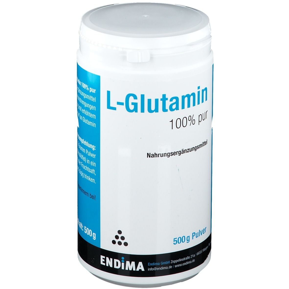 Endima® L-Glutamin 100% Pur Pulver