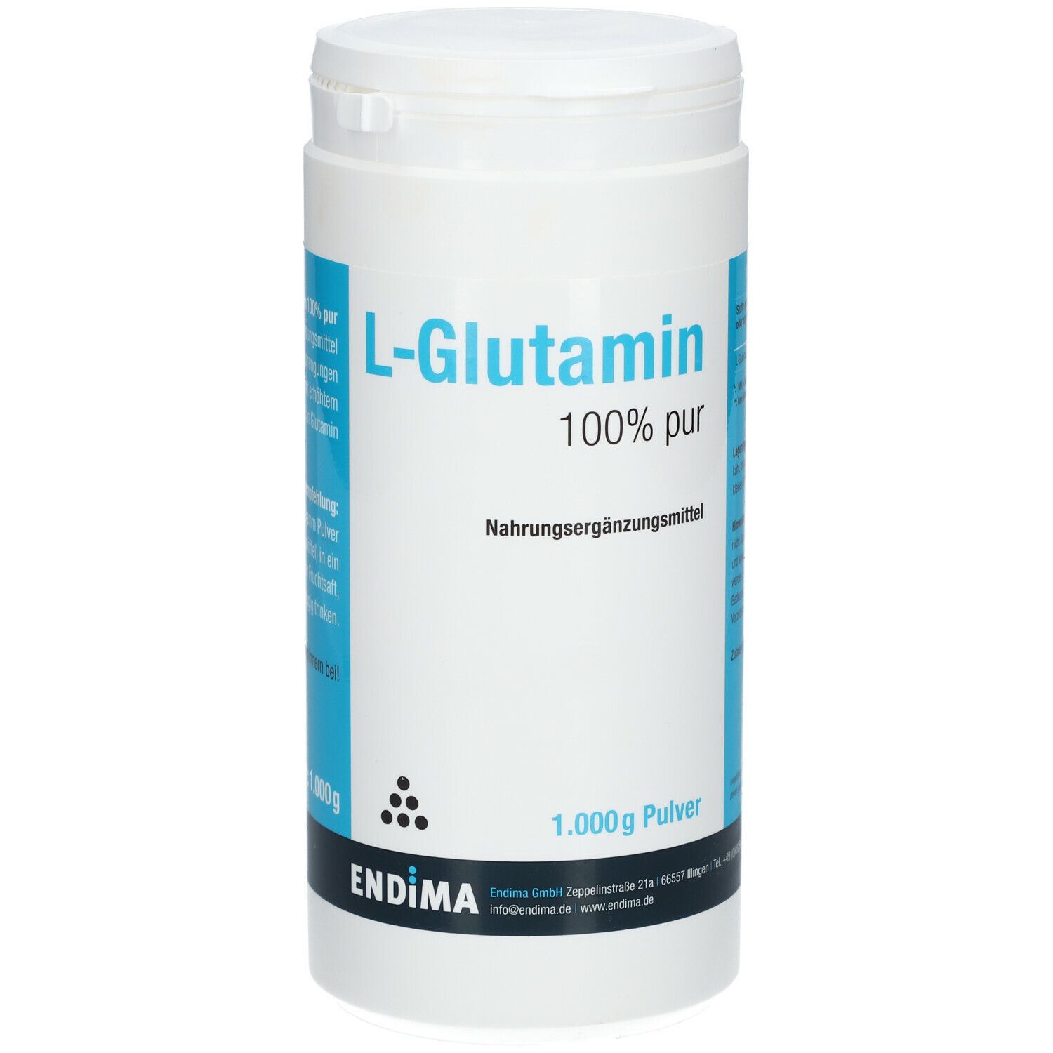 Endima® L-Glutamin 100 % Pur Pulver