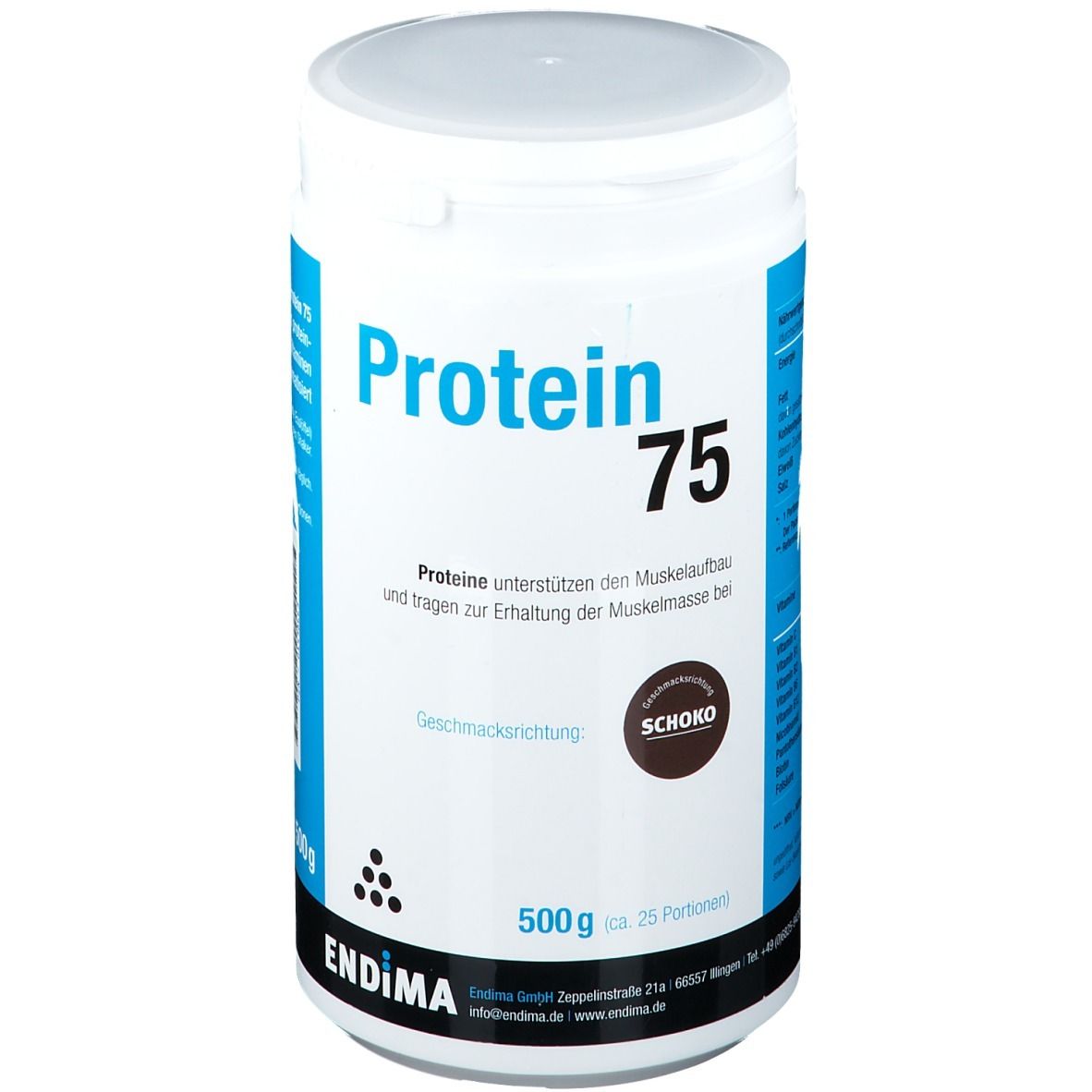 Protein 75 Schoko Pulver