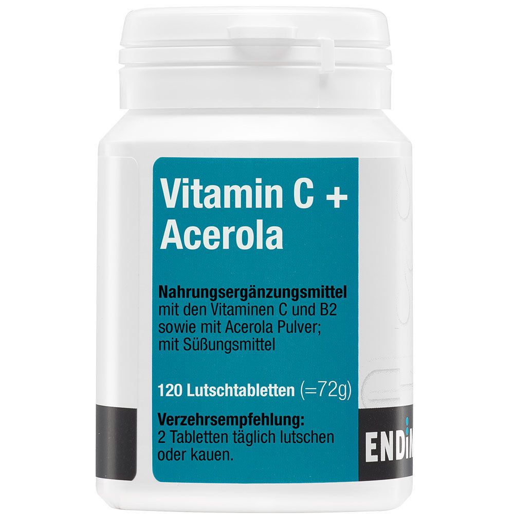 Vitamin C + Acerola Lutschtabl.