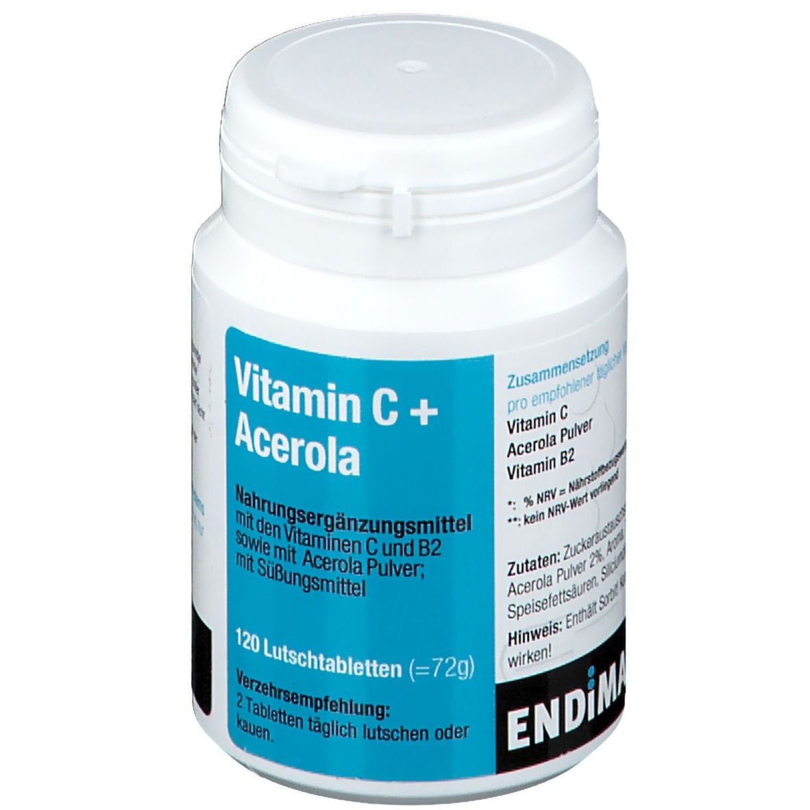 Vitamin C + Acerola Lutschtabl.