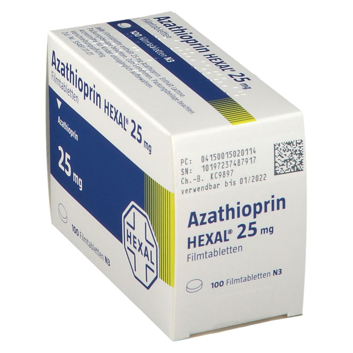 Azathioprin Stada 25 mg Filmtabletten 100 St