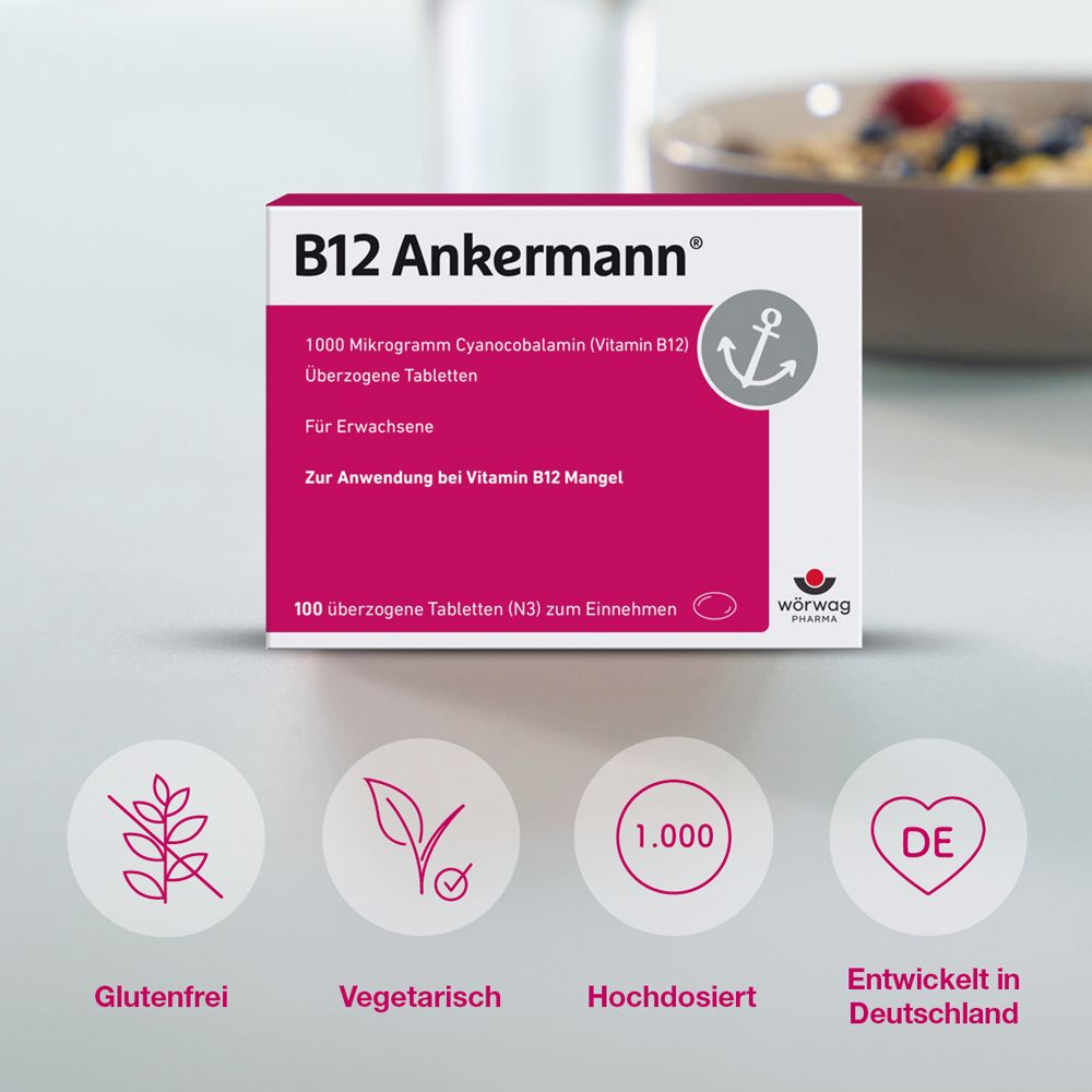 B12 Ankermann® hochdosiert 1.000μg Vitamin B12