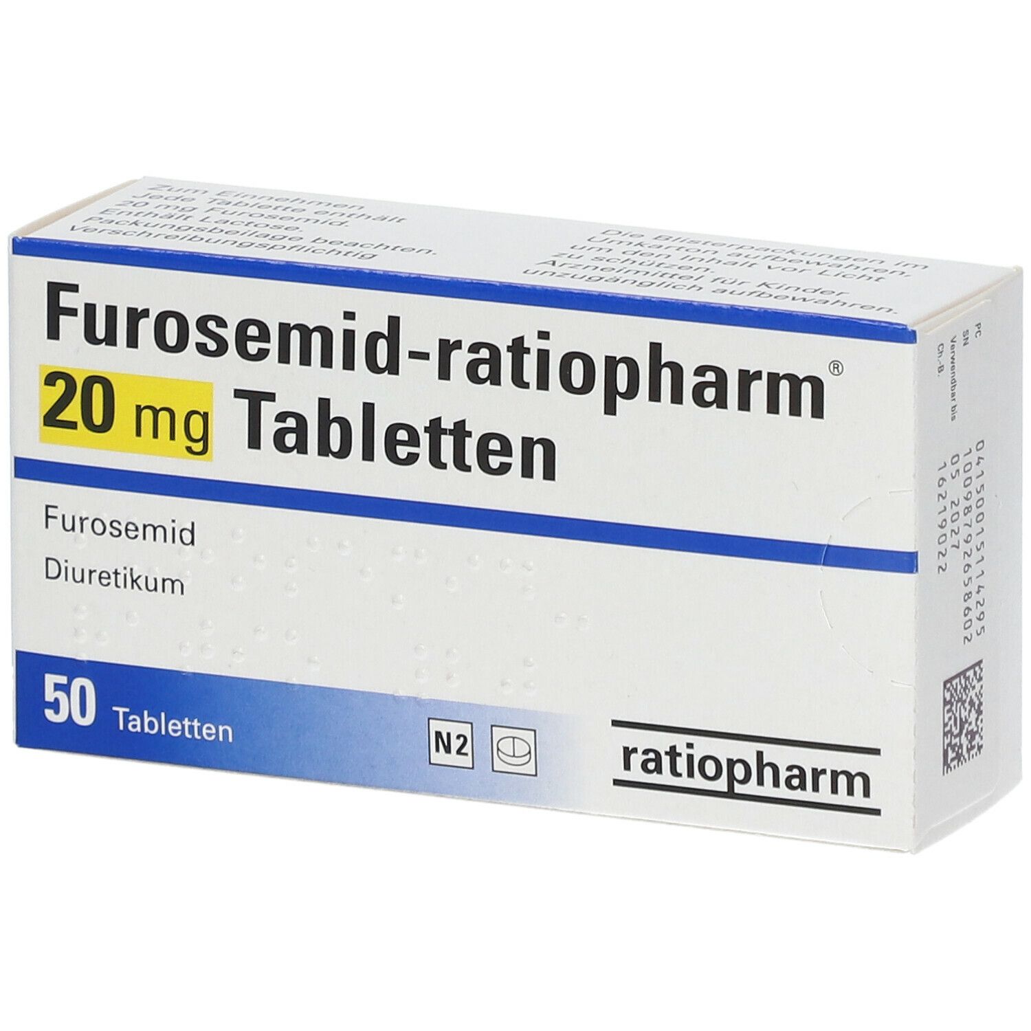 Furosemid-ratiopharm® 20 mg