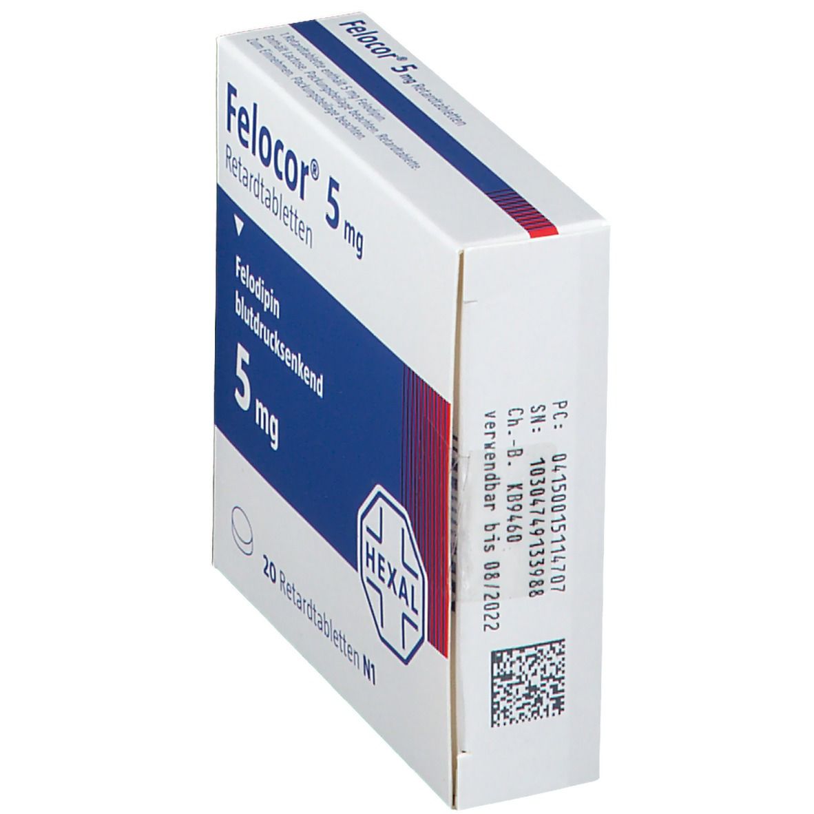 Felocor 5 mg Retardtabletten 20 St Retard-Tabletten