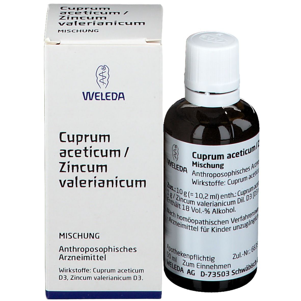 Cuprum Aceticum / Zincum valerianicum