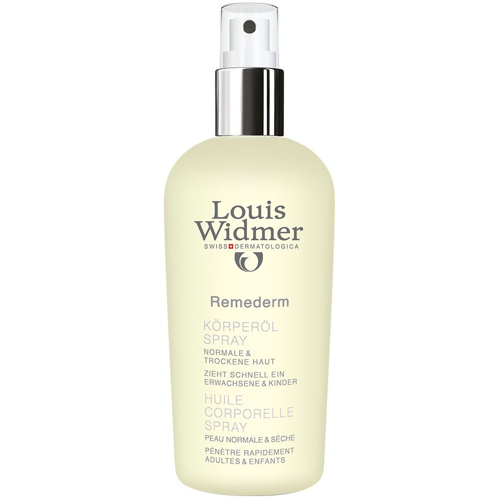Louis Widmer Remederm Körperöl Spray leicht parfümiert