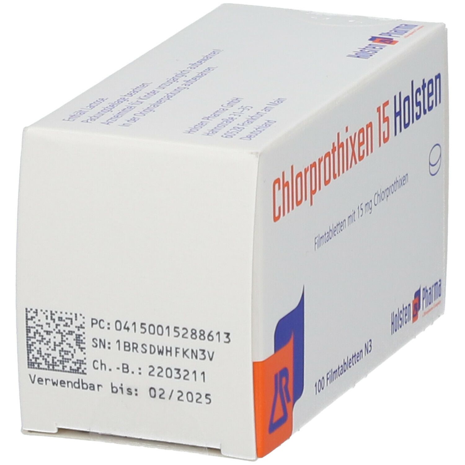 Chlorprothixen 15 Holsten Filmtabletten 100 St