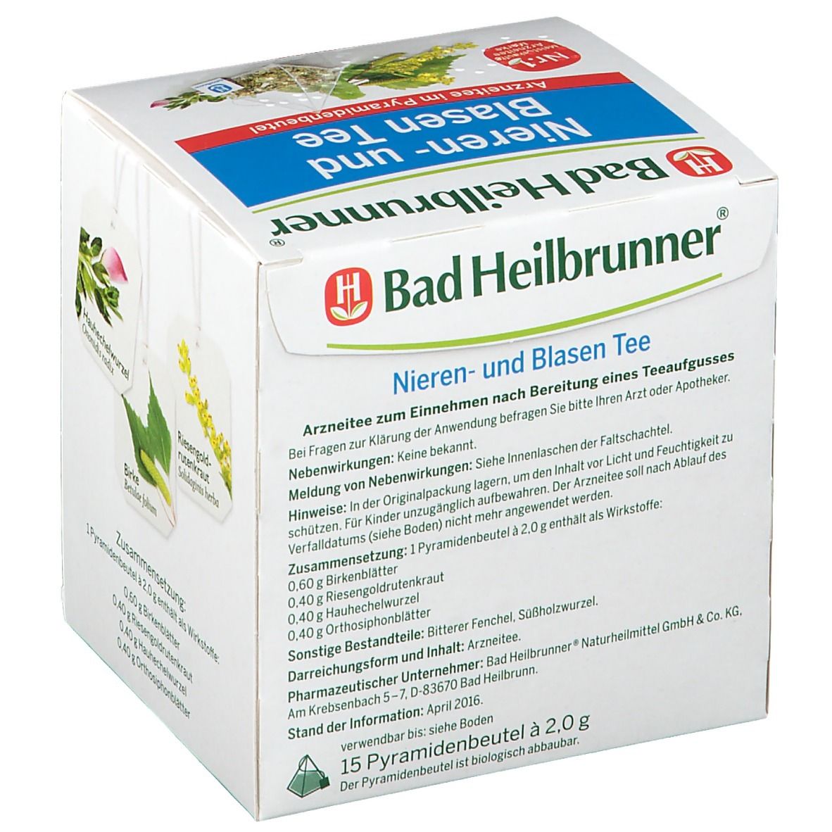 Bad Heilbrunner® Nieren- und Blasen Tee