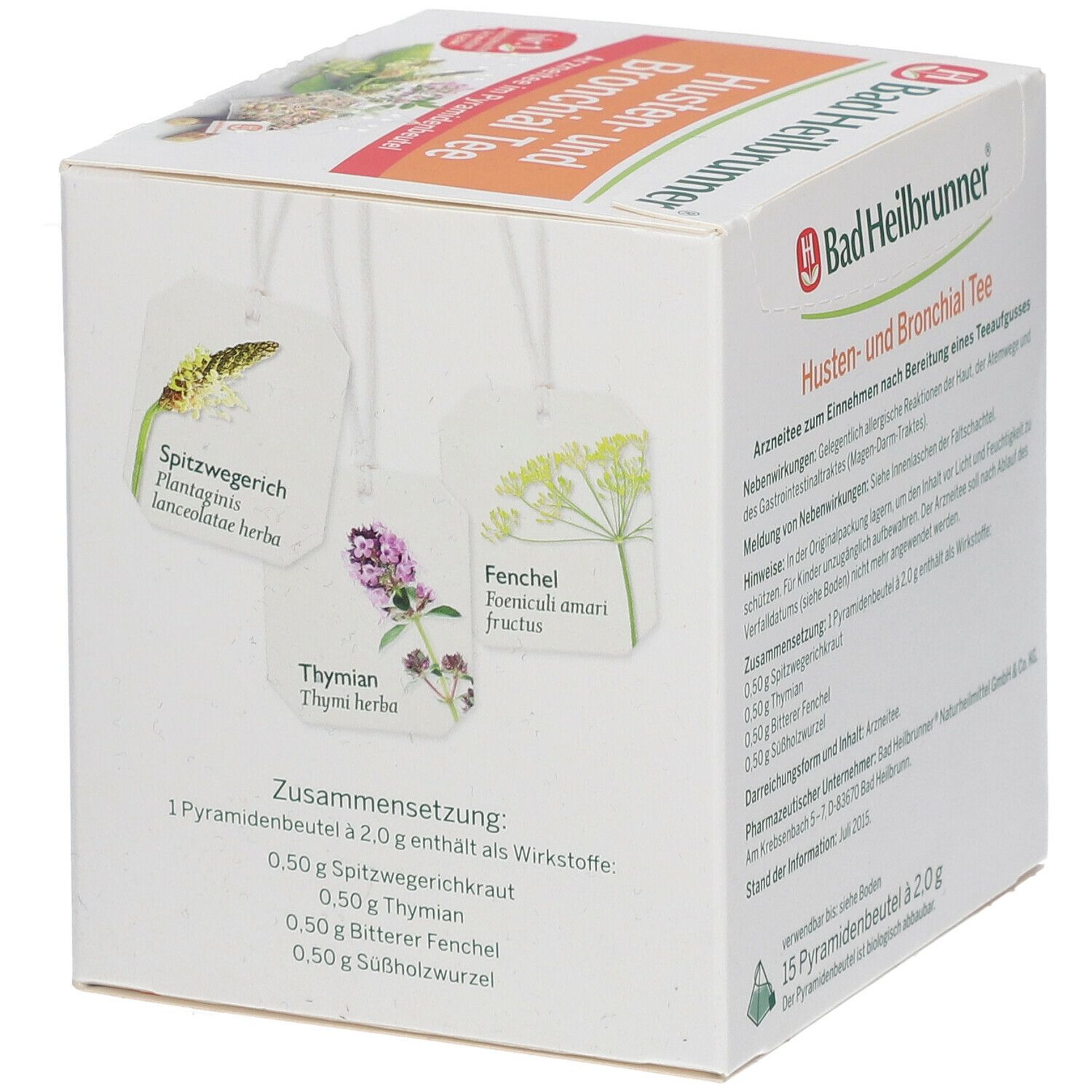 Bad Heilbrunner® Husten- und Bronchial Tee